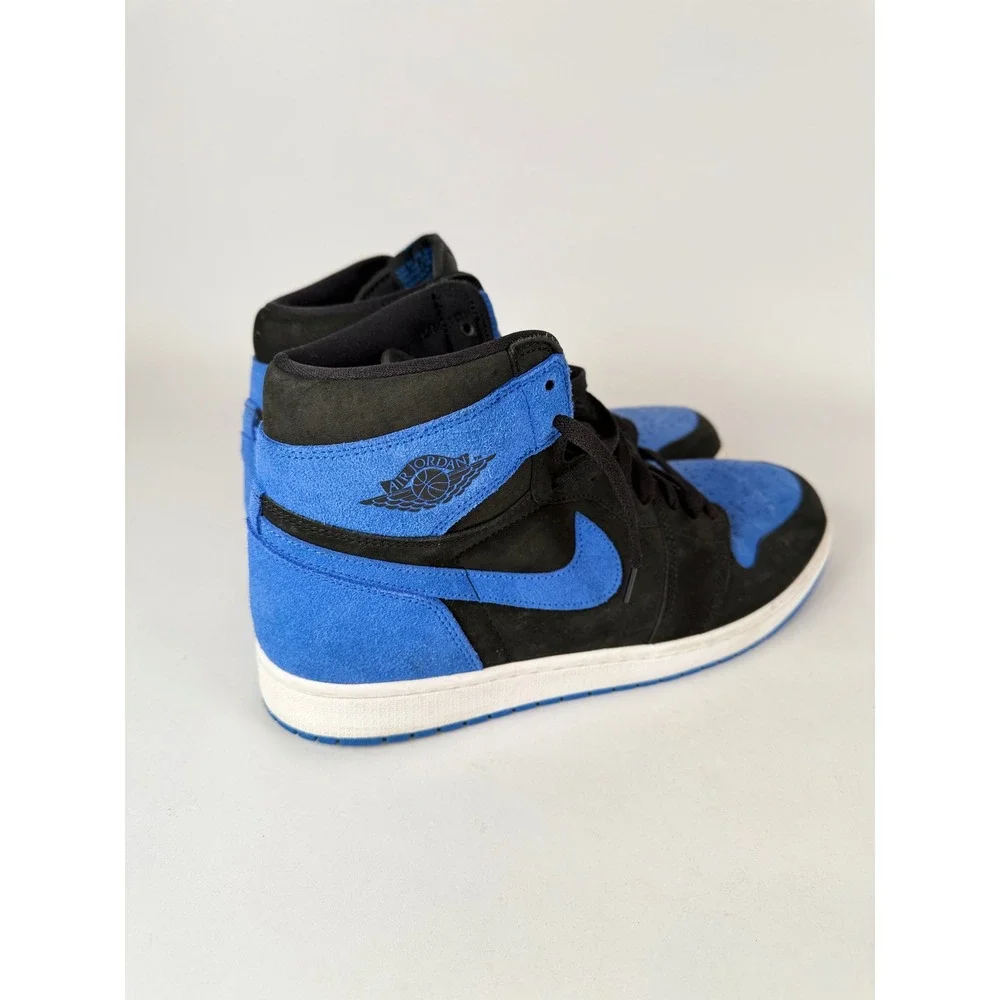 Air Jordan 1 Retro High OG Royal Reimagined Black Blue Suede DZ5485-042 Men 11.5